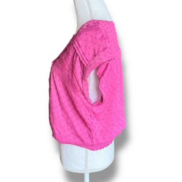 NWT Stitch Fix Mason & Belle Swiss Dot V-Neck Top Size Small Medium NEW - Picture 3 of 6